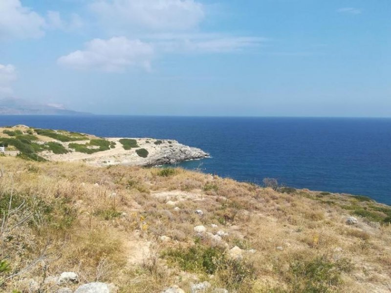 Plaka bei Chania Zum Verkauf auf Kreta: Ausgezeichnetes Grundstück am Meer im Dorf Plaka Grundstück kaufen